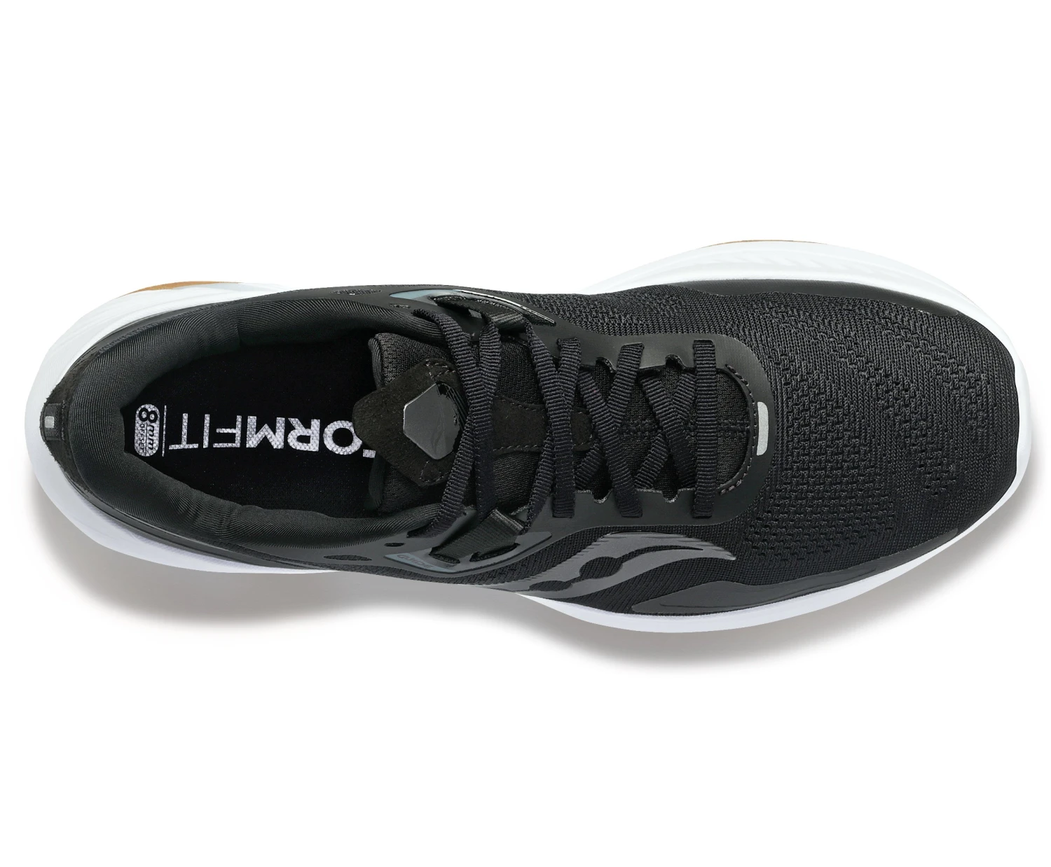 Saucony Men's Guide 15 (12 - Black/Gum) - Image 3