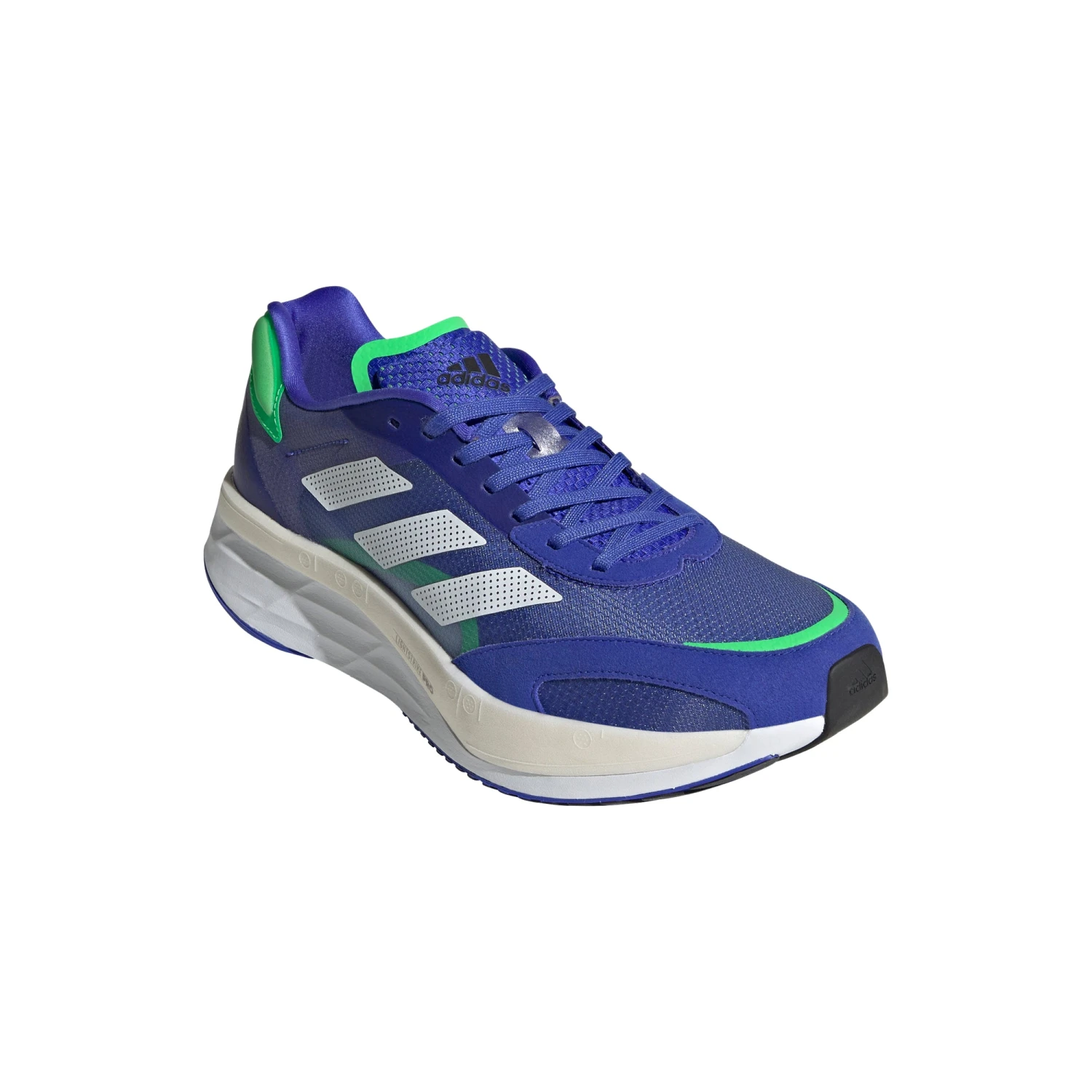 ADIDAS Men's Adizero Boston 10 (Sonic Ink/FTWR White/Screaming Green) - Image 3