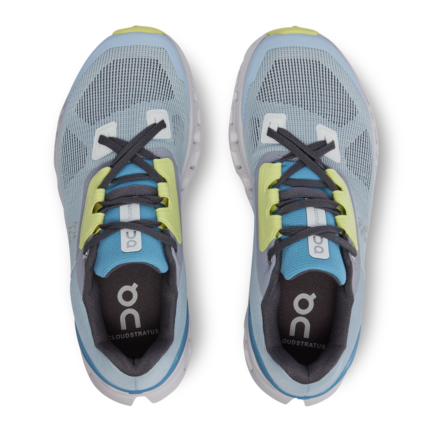 On Women’s Cloudstratus (Chambray/Lavender) - Image 4