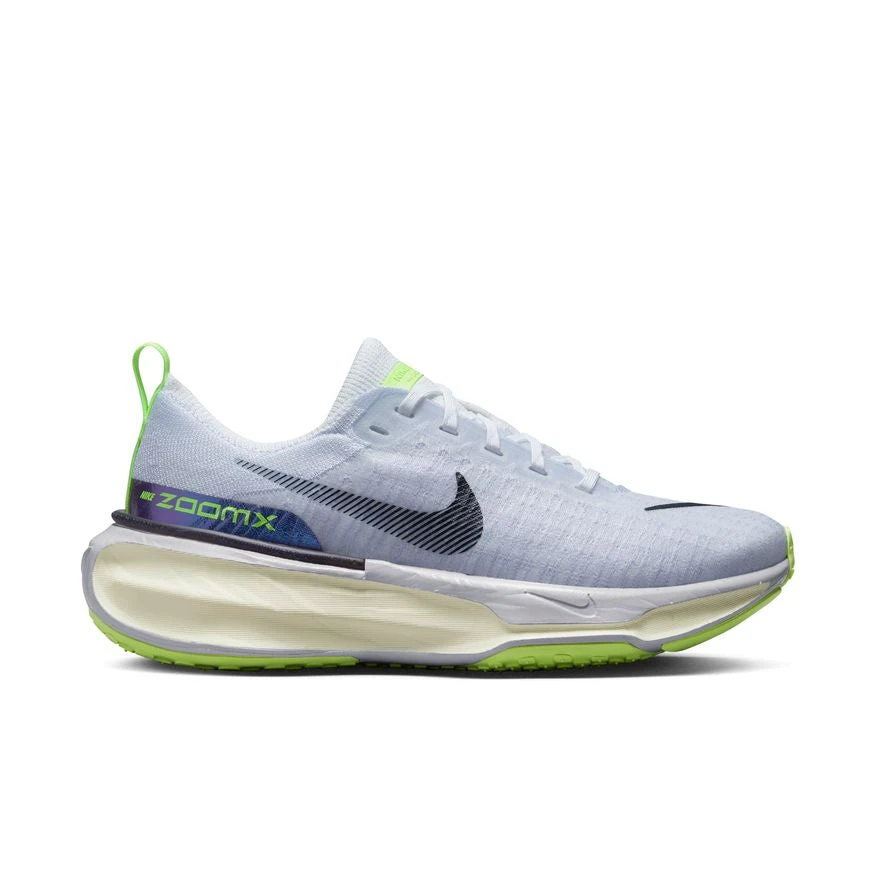 Nike Women’s ZoomX Invincible Run Flyknit 3 (100 - White/Black/Blue Tint/Purple Agate)
