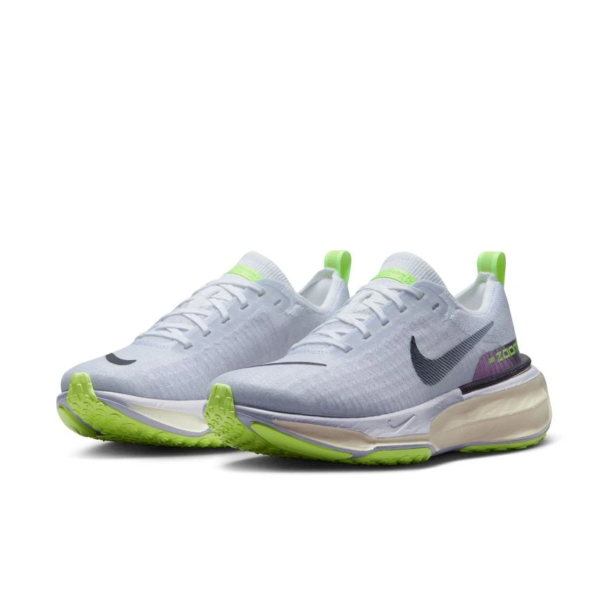 Nike Women’s ZoomX Invincible Run Flyknit 3 (100 - White/Black/Blue Tint/Purple Agate) - Image 3