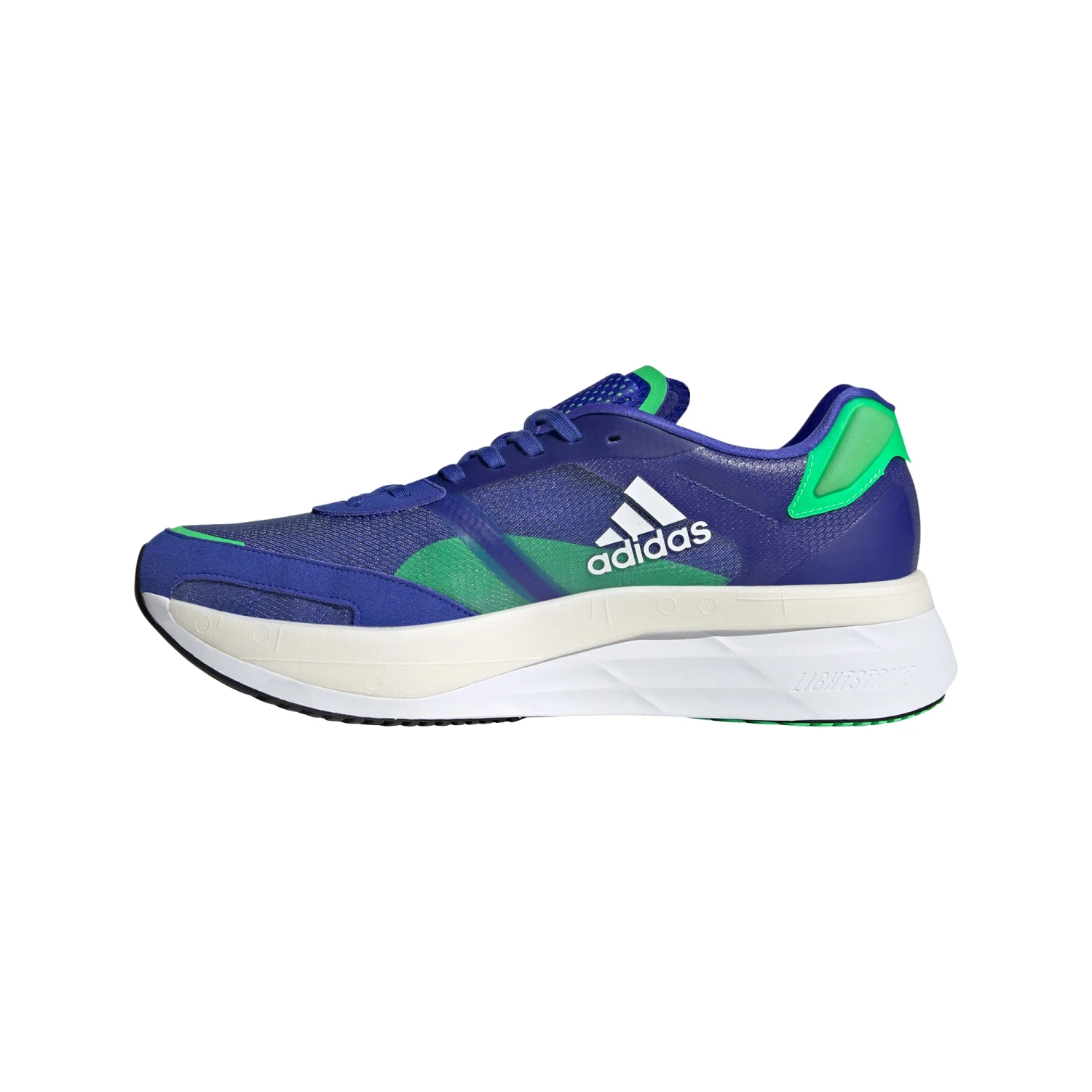 ADIDAS Men's Adizero Boston 10 (Sonic Ink/FTWR White/Screaming Green) - Image 2