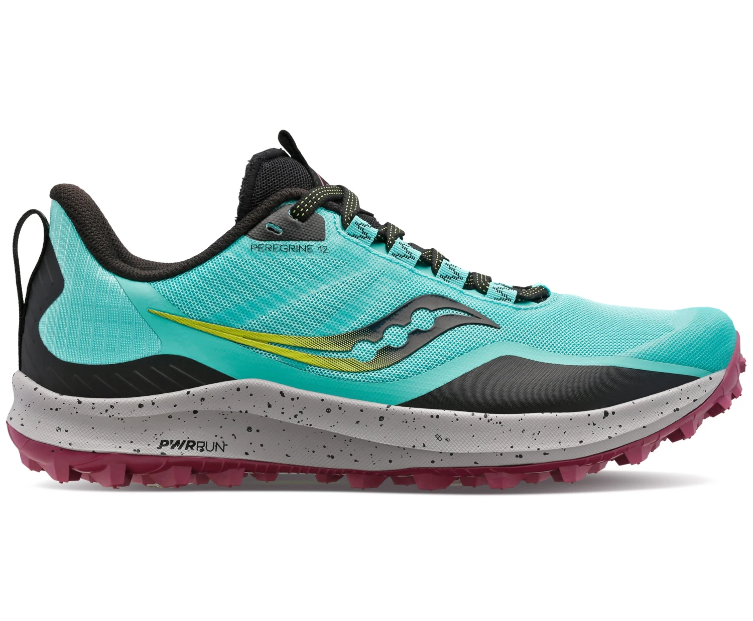 Saucony Women's Peregrine 12 (26 - Cool Mint/Acid)