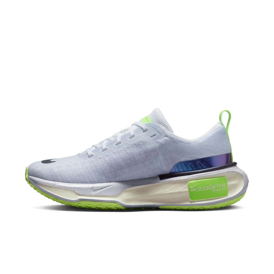 Nike Women’s ZoomX Invincible Run Flyknit 3 (100 - White/Black/Blue Tint/Purple Agate) - Image 2