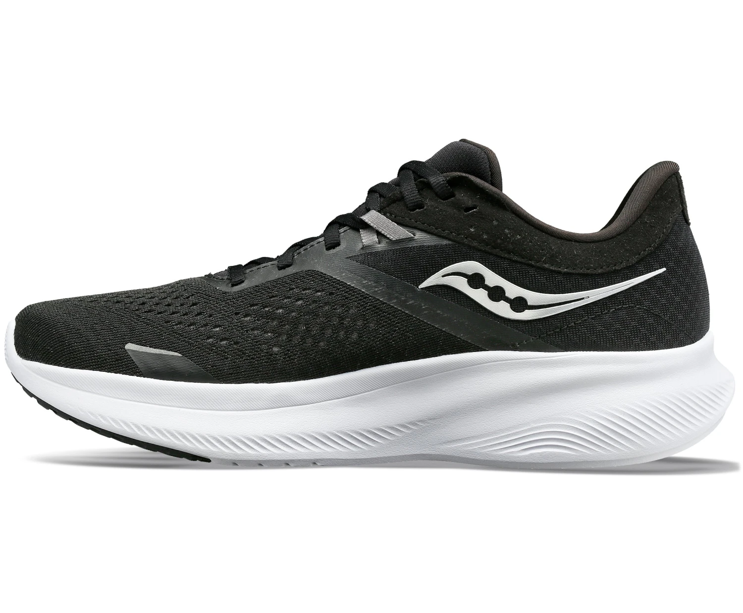 Saucony Men’s Ride 16 (05 - Black/White) - Image 2