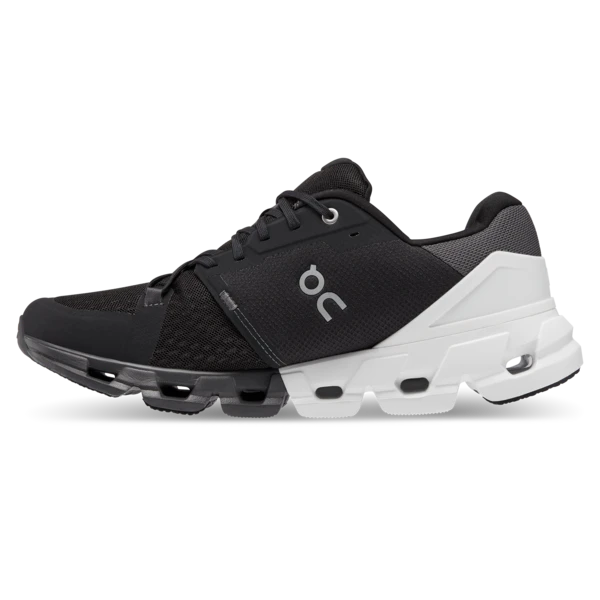 On Men’s Cloudflyer 4 (Black/White) - Image 2