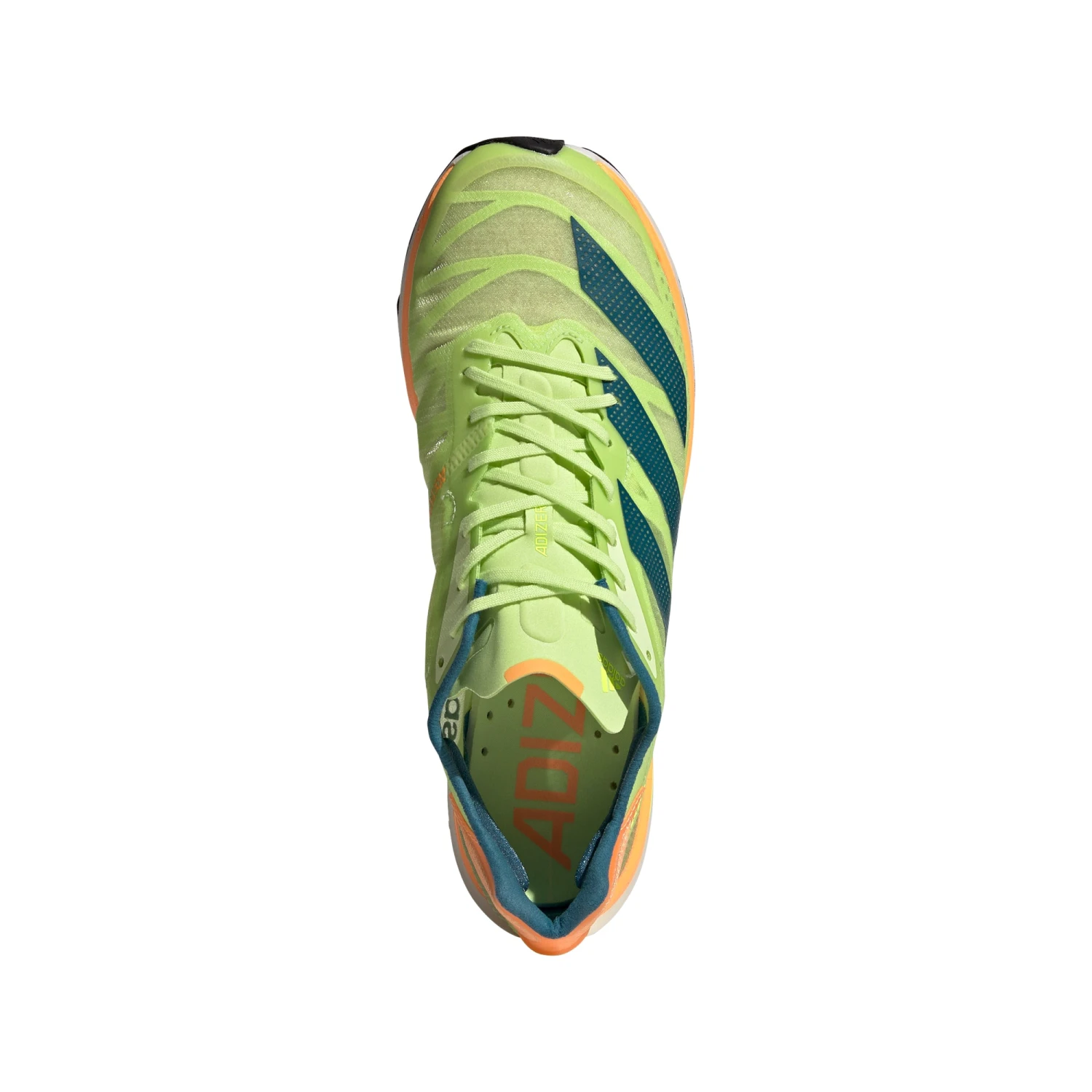 ADIDAS Unisex Adizero Adios Pro 2 (Pulse Lime/Real Teal/Flash Orange) - Image 5