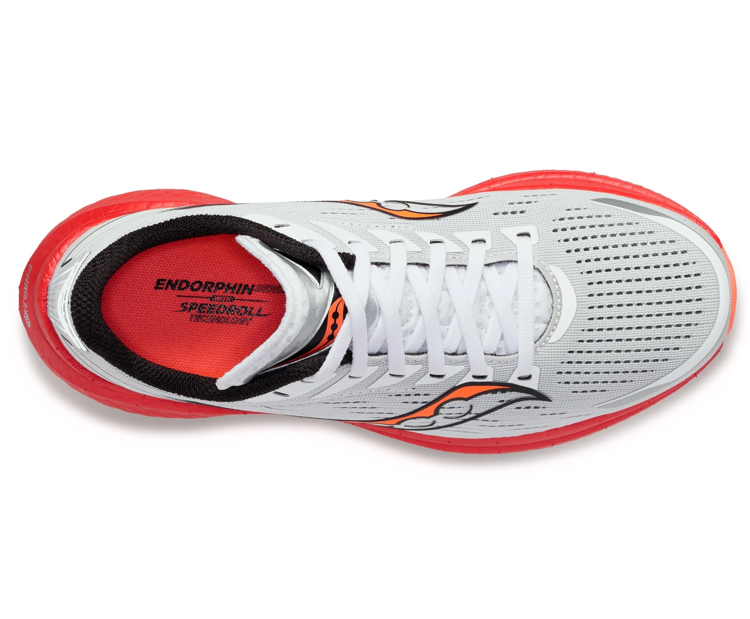 Saucony Women's Endorphin Speed 3 (85 - White/Black VIZI) - Image 4