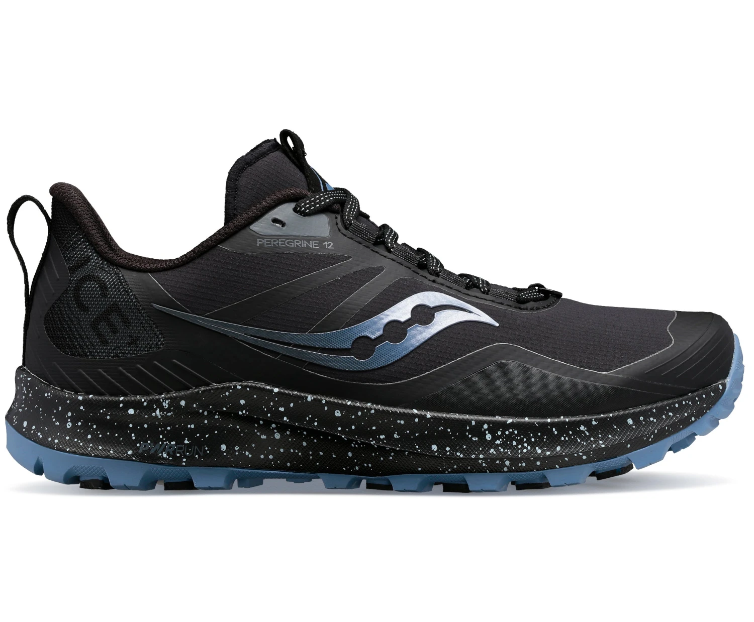 Saucony Women's Peregrine ICE+ 3 (10 - Black/Summit)