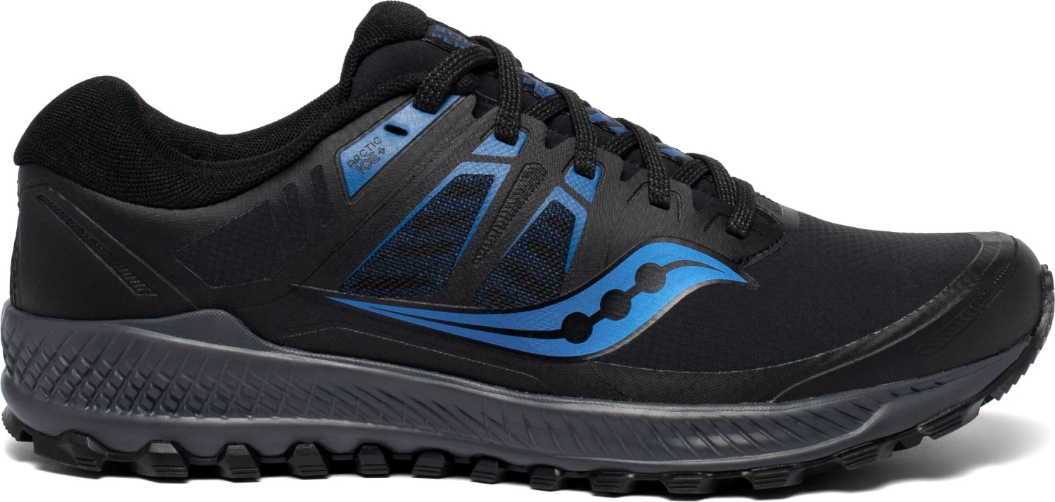 Saucony Men's Peregrine ICE+ (2 - Black/Blue)