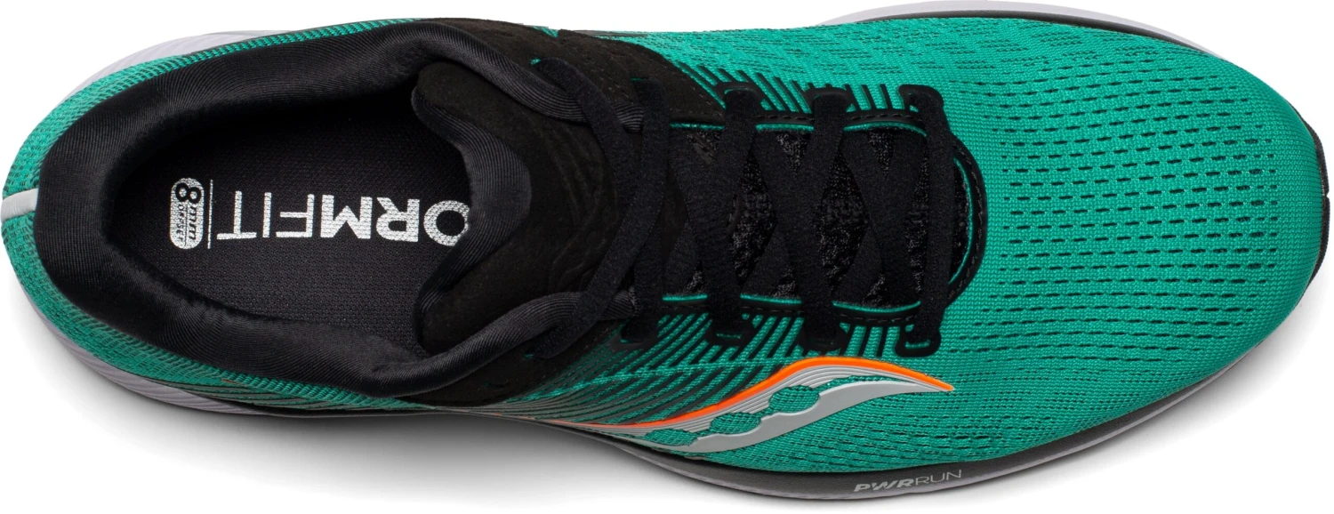Saucony Men's Guide 14 (20 - Jade/Vizi Orange) - Image 4