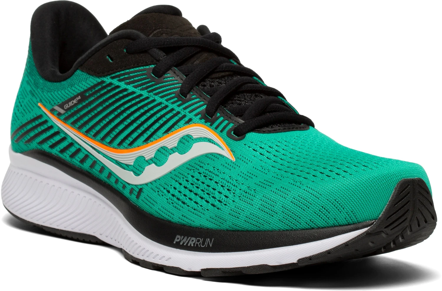 Saucony Men's Guide 14 (20 - Jade/Vizi Orange) - Image 3