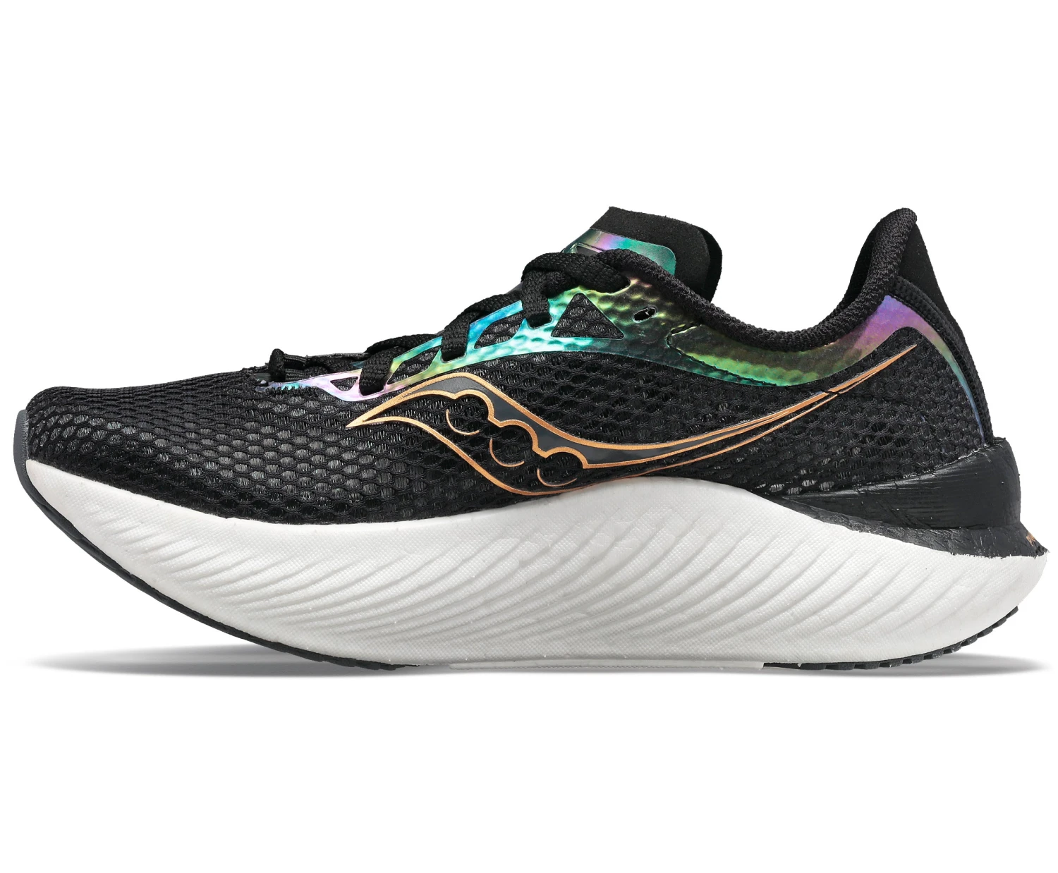 Saucony Men's Endorphin Pro 3 (10 - Black/Goldstruck) - Image 2