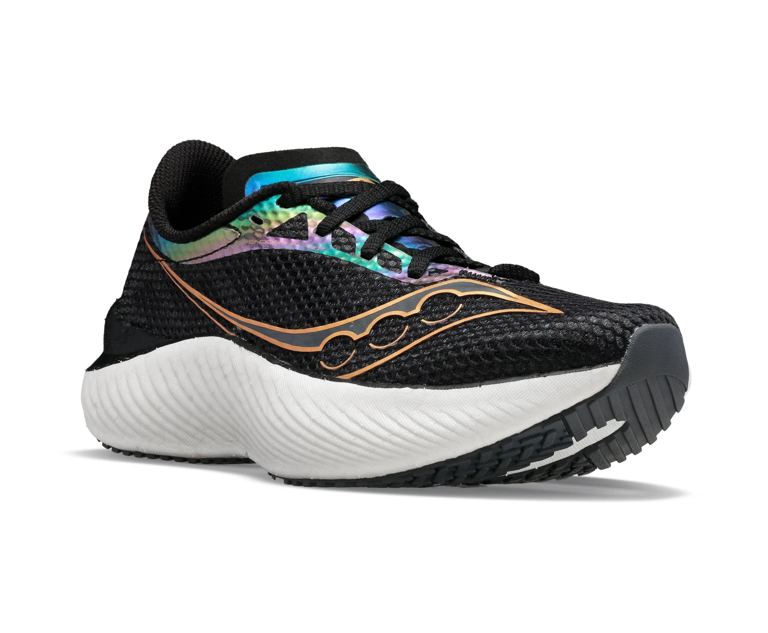 Saucony Men's Endorphin Pro 3 (10 - Black/Goldstruck) - Image 3