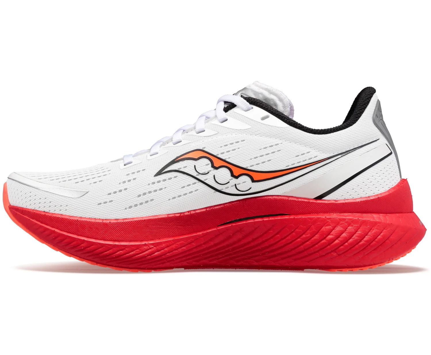 Saucony Men's Endorphin Speed 3 (85 - White/Black VIZI) - Image 3