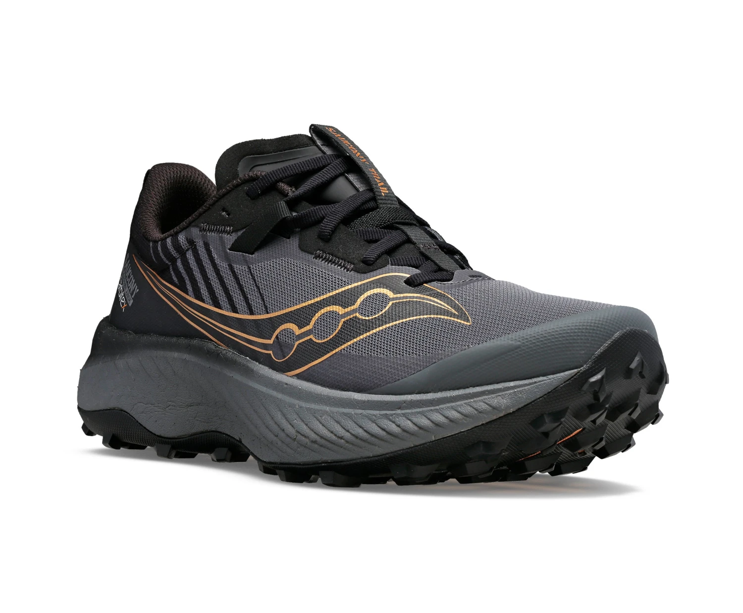 Saucony Men's Endorphin Edge (10 - Black/Goldstruck) - Image 5