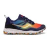 Saucony Big Kids Peregrine 12 Shield (98 - Blue/Red/Yellow)