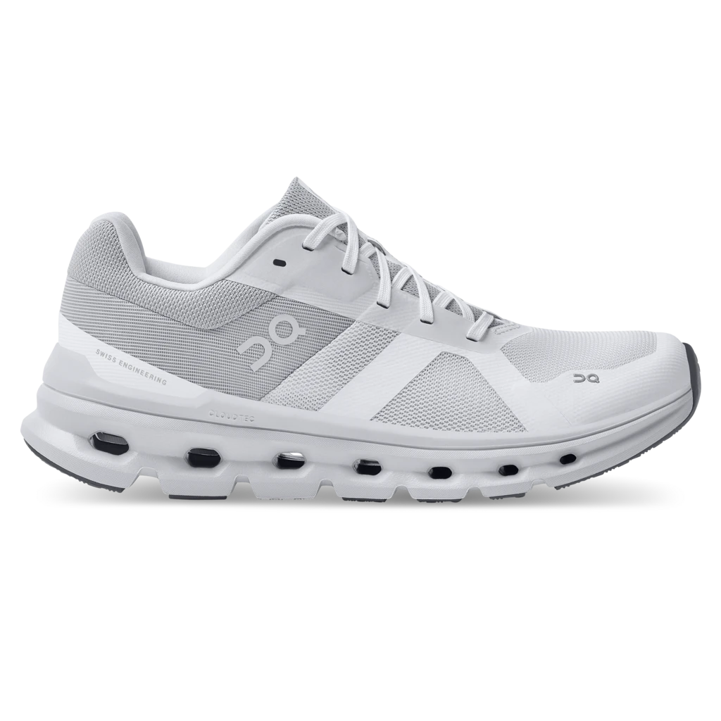 On Women's Cloudrunner (White/Frost)